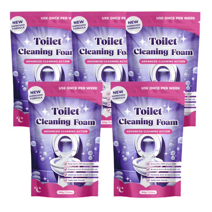 5 Pack | Toilet Cleaning Foam