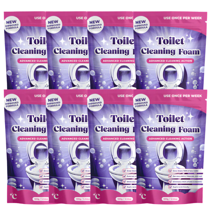8 Pack | Toilet Cleaning Foam